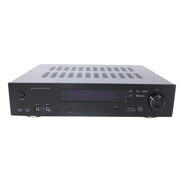 5.1 Home Theater System with Bluetooth Amplifier and in Wall Speaker Subwoofer Speakers for Living Room