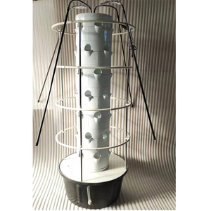 G&N Hydroponischer Vertikaler Anbauturm mit 36 Löchern, Anpassbare Löcher, Hydroponische Ausrüstung, Wachstumsturm mit LED-Beleuchtung - Product Image 2