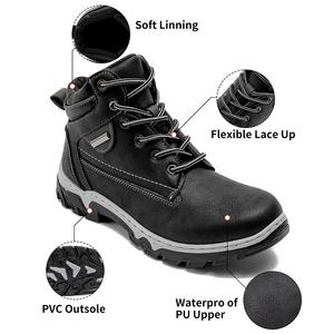 Nuovi Stivaletti da <span class=keywords><strong>Donna</strong></span> in Pelle, <span class=keywords><strong>Stivali</strong></span> da Neve con Suola in Gomma, Scarpe con Lacci, <span class=keywords><strong>Stivali</strong></span> Invernali da <span class=keywords><strong>Donna</strong></span> di Alta Qualità - Product Image 3