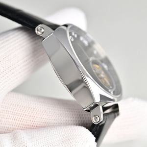 Top Tier High End Customizable Tourbillon Stainless Steel <b>Case</b> Genuine Leather Strap Men's Business <b>Watch</b> - Product Image 3