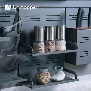 Unihopper NUEVO Sistema de Organización Modular Multifuncional para Cocina, Estantes Ajustables para Utensilios, Montado en la Pared - Product Image 5