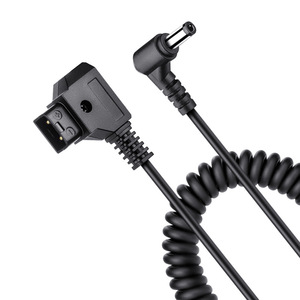 Cable de alimentación D-Tap B a Dc2.5mm para monitor, equipo de grabación de vídeo, fuente de alimentación de 12V CC, diseño en espiral - Product Image 1