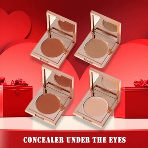 Palette de maquillage pour les yeux MLM, crème pour les yeux, cosmétiques, anticernes, 4 couleurs, mat, hydratant, imperméable, fond de teint, blush, convient à tous les types de peau - Product Image 6