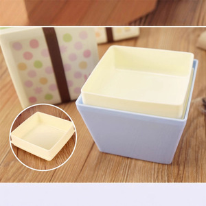 Japanese Style Bento <b>Box</b> Double Layer Square Microwaveable Plastic Student <b>Lunch</b> <b>Box</b> For Children - Product Image 1