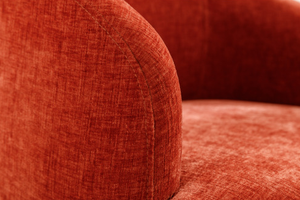 Sillón de Diseño Nórdico Moderno para Dormitorio, Espacios Pequeños, Tapizado en Tela, Diseño de Barril, para Sala de Estar, Hotel - Product Image 3