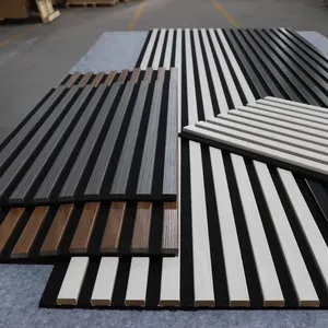 弯曲吸音板柔性墙板弯曲设计吸音板中密度纤维板