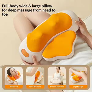 Almohada de Masaje con Calor y Tracción Cervical, Soporte para el Cuello, Espuma Viscoelástica, Alivio del Dolor con Vibración Shiatsu, Compresa Caliente Portátil Inteligente - Product Image 5
