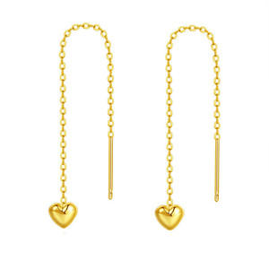 Mini <span class=keywords><strong>Orecchini</strong></span> in Oro Vero 18k per Donne e Ragazze AU750 Cuore Farfalla <span class=keywords><strong>Perla</strong></span> Fiore <span class=keywords><strong>Orecchini</strong></span> Pendenti Raffinati con Nappine - Product Image 2