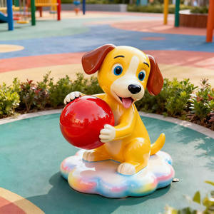 Escultura de Resina de Cachorro de Moda, Personalizable en Color/Tamaño/Logotipo, Decoración <span class=keywords><strong>para</strong></span> Exteriores <span class=keywords><strong>para</strong></span> <span class=keywords><strong>Parques</strong></span> Infantiles - Product Image 4