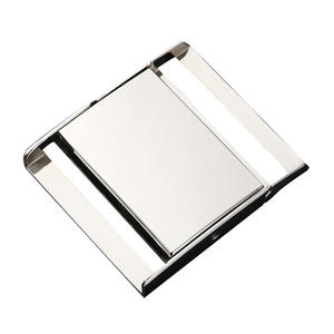 Boucle à clip en métal argenté, durable, pour ceintures, accessoire de quincaillerie, numéro de pièce DZQ172-45 - Product Image 4