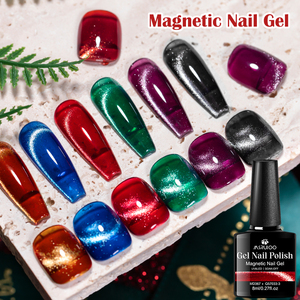 Msruioo 8ml lấp lánh mùa thu màu sắc mùa đông Nail Gel bán vĩnh viễn UV nam châm Gel véc ni mắt mèo từ Nail Gel Polish - Product Image 4
