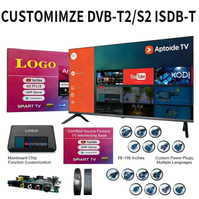 Affordable 19 22 24 26 32 43 50 55 60 65 Inches for Large-screen Cinema Experience Android LED LCD Webos LED Android Smart TV