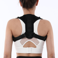 Ceinture de Correction Posturale Dorsale et Épaules en Polyester Respirant et Réglable avec Soutien et Protection pour Adultes