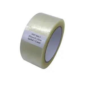 OPP Synthetic Rubber Hot Melt Adhesive Packing Tape 45MM X 100M