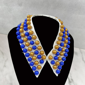 Sigma Gamma Rho <span class=keywords><strong>Collar</strong></span> de Clip desmontable de perlas de imitación de estilo retro griego para mujer - Product Image 5