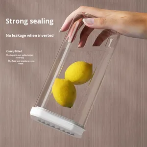 Modern Square Food <strong>Storage</strong> <strong>Jar</strong> <strong>Kitchen</strong> Fresh-Keeping Snack <strong>Storage</strong> Box with PP Plastic Transparent Grain <strong>Storage</strong> <strong>Jar</strong> - Product Image 4