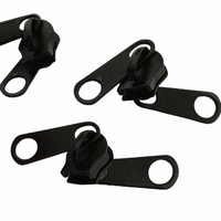 10 #   Tirette de fermeture éclair double avec curseur à verrouillage automatique, sans nickel, en nylon, réparation de fermeture éclair, marque WEIFA, pour vêtements et accessoires textiles de maison