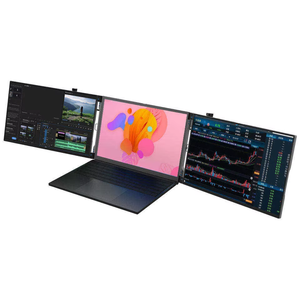 Hot Selling 15.6 <strong>Inch</strong> Foldable Triple Screen Portable LeD <strong>Monitor</strong> Dual 60Hz 1920*1080 <strong>LCD</strong> Displays for Laptops - Product Image 4