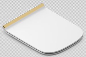 Cubierta de asiento de inodoro de liberación rápida de prensa simple, caída lenta, fácil de operar, Duroplast cuadrado Delgado, asiento de inodoro UF - Product Image 6