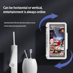 <span class=keywords><strong>Support</strong></span> de téléphone étanche pour douche, anti-buée, rotation 360°, vente en gros °   <span class=keywords><strong>Support</strong></span> mural réglable pour téléphone avec écran <span class=keywords><strong>tactile</strong></span> HD pour salle de bain et hôtel - Product Image 5