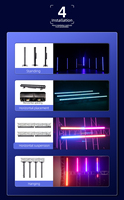 Barra de Luces LED para DJ, Impermeable IP66, 18x20W, Profesional para Exteriores, Efecto de Destello para Conciertos, Iluminación de Escenario
