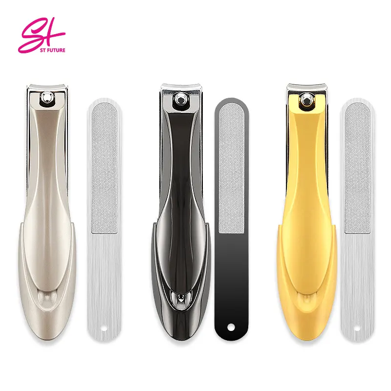 ST FUTURE Professional strongest custom metal manufacturing men steel nailclipper nail clippers with nail file