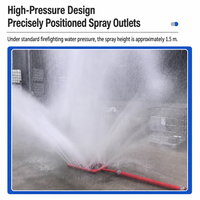 Système mobile de suppression d'incendie par mousse et eau pour châssis de véhicule, dispositif de refroidissement sous châssis pour la protection de la sécurité des batteries de véhicules électriques