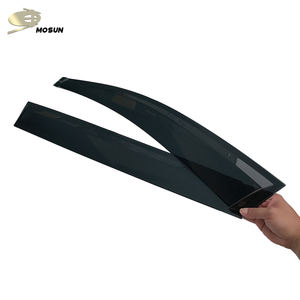แผ่นบังแดดข้างประตูรถยนต์ MOSUN สำหรับ HONDA BR-V <span class=keywords><strong>BRV</strong></span> ปี 2015-2021 ช่วยระบายอากาศ กันฝน กันลม - Product Image 4