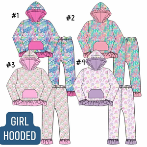 Tenues d'automne pour enfants, ensemble pantalon de jogging à manches longues et poches imprimé camouflage pour bébés garçons - Product Image 5