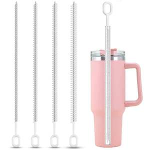 Cepillo de limpieza profesional de acero inoxidable y nailon 304 para botella de paja Stanley Cup y <span class=keywords><strong>Kit</strong></span> de herramientas de limpieza integral de vidrio - Product Image 1
