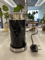Mousseur à lait automatique en acier inoxydable avec double fouet, mélangeur à crème et à café, mousseur à lait électrique