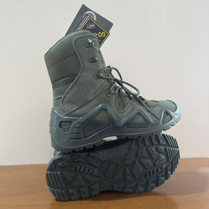 Bottes tactiques hautes pour hommes TSB07 Df Brand Coyote avec châssis de soutien externe, empeigne en daim et maille, semelle extérieure en caoutchouc à traction profonde pour l'extérieur - Product Image 2