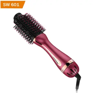 601 Zwaaien 2 In 1 Eenstaps Stijltang Volumizer Air Styler Netsnoer Elektrische Blaas Roterende Originele Heteluchtborstel