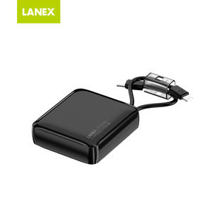 Banque d'alimentation à affichage numérique 10000mAh 22.5W Charge rapide Sortie Type C |   Chargeur portable mini avec câble intégré - Product Image 2