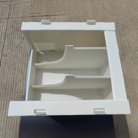 Boîte à légumes en polypropylène ondulé pour chaîne du froid, anti-humidité, robuste, pliable, empilable, écologique