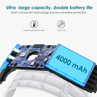 Nouveau produit lumières respiratoires en 6 couleurs batterie intégrée 8000mah sangle Elite pour Meta Quest 2