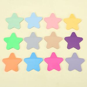 50sheets PET Star-Shaped Sticky Notes <b>Memo</b> <b>Pads</b> Assorted Colors Removable Adhesive Page Markers Office School Notebook - Product Image 1