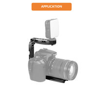 Poignée pliable en U à dégagement rapide 88213 en alliage d'aluminium pour appareil photo avec griffe porte-accessoire et support de logo OEM personnalisé