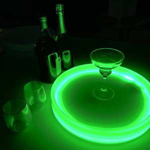 Plateau de bar lumineux à LED rechargeable, plateau de service de boissons coloré et clignotant pour l'ambiance des boîtes de nuit - Product Image 5
