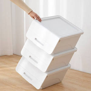 Lavinia Front-Opening Plastic <span class=keywords><strong>Cube</strong></span> Armazenamento <span class=keywords><strong>Bins</strong></span> Modern Household e Toy Clothing <span class=keywords><strong>Storage</strong></span> Box para Uso Doméstico - Product Image 5