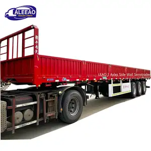 2 3 4 axl low price new cargo rail transport semi trailer cargo side wall trailer for sale