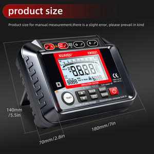 Testeur d'isolement automatique KUAIQU DAR/PI, <span class=keywords><strong>test</strong></span> de tension AC/DC, stockage de données de 100 groupes, mégohmmètre 0,1M-10G, 1000V, entretien des moteurs - Product Image 6
