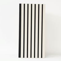 Panneaux acoustiques en lattes de bois, panneaux muraux insonorisants avec feutre polyester pour la décoration d'hôtels, restaurants, bars et bureaux
