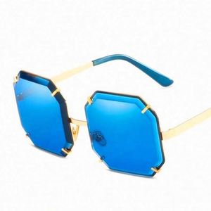 Gafas de Sol Cuadradas para Mujer, Modelo 2019, de Lujo, con Logotipo Personalizado, Estilo Vintage, Protección UV400, Forma Octogonal - Product Image 6