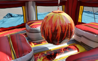 Jeu interactif commercial, boule de démolition gonflable, jeu sportif pour jeu sportif interactif pour adultes