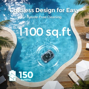 Fabricant professionnel de nettoyeurs de <span class=keywords><strong>piscine</strong></span> robotisés, autonomie de 150 minutes, filtration rapide de l'eau, stationnement automatique, nettoyage - Product Image 6