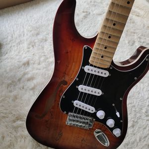 Guitarra Eléctrica de Alta Gama con Orificios en Forma de F, Fabricada en Madera Sólida, Profesional para Presentaciones, con un Aspecto Premium y Elegante - Product Image 4