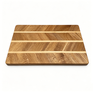 Planche à découper en <span class=keywords><strong>bois</strong></span> d'acacia et caoutchouc, double face, qualité alimentaire, pour cuisine - Product Image 2