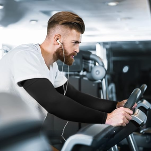 Manches en soie glacée anti-UV d'été avec passe-pouce pour la conduite, le golf, le cyclisme, hommes et femmes, couvre-<span class=keywords><strong>tatouages</strong></span> - Product Image 5