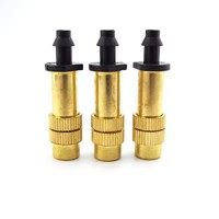 Buse de micro-pulvérisation réglable en cuivre et plastique DaringFish pour systèmes d'irrigation goutte à goutte, usage horticole, brume rafraîchissante
